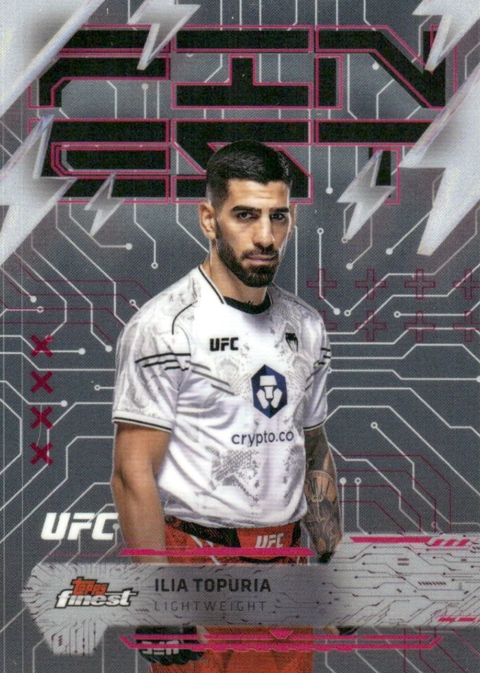 2025 Topps Finest UFC Base Ilia Topuria #241