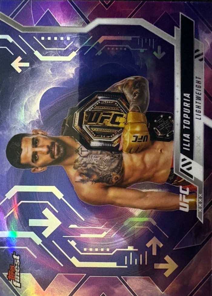 2025 Topps Finest UFC Base Ilia Topuria #FM-6