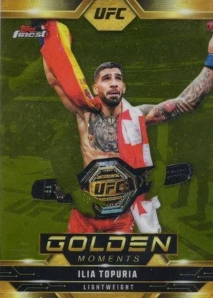 2025 Topps Finest UFC Base Ilia Topuria #GM-16