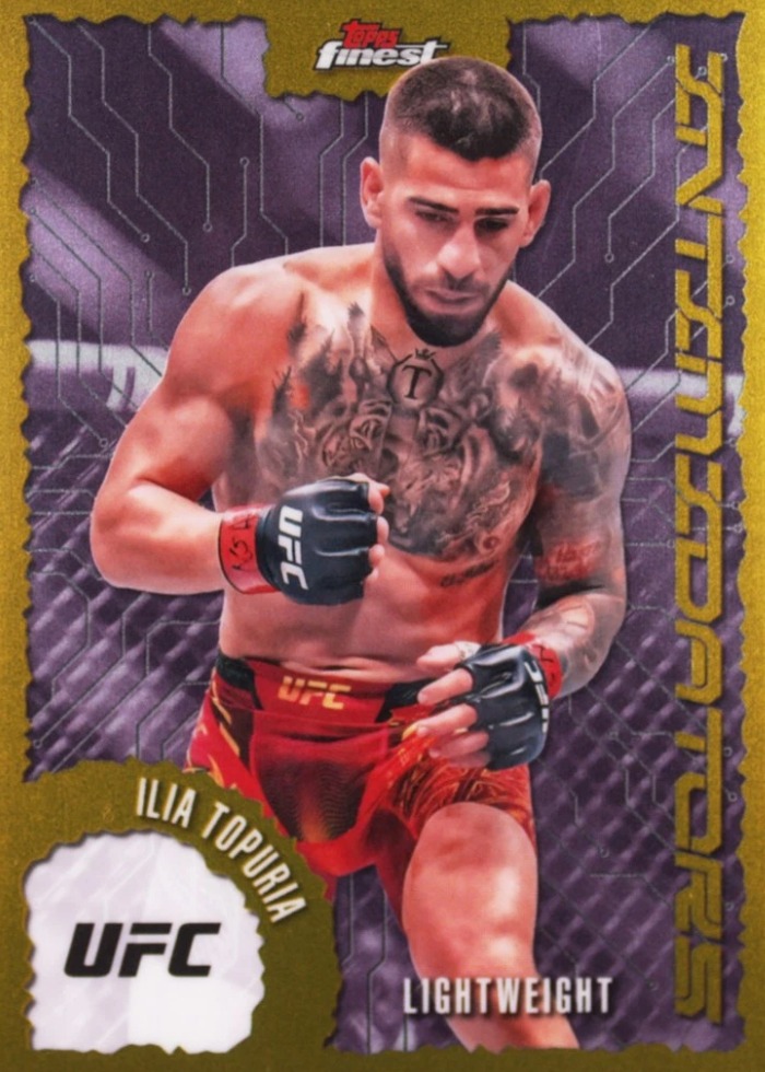 2025 Topps Finest UFC Base Ilia Topuria #IT-3