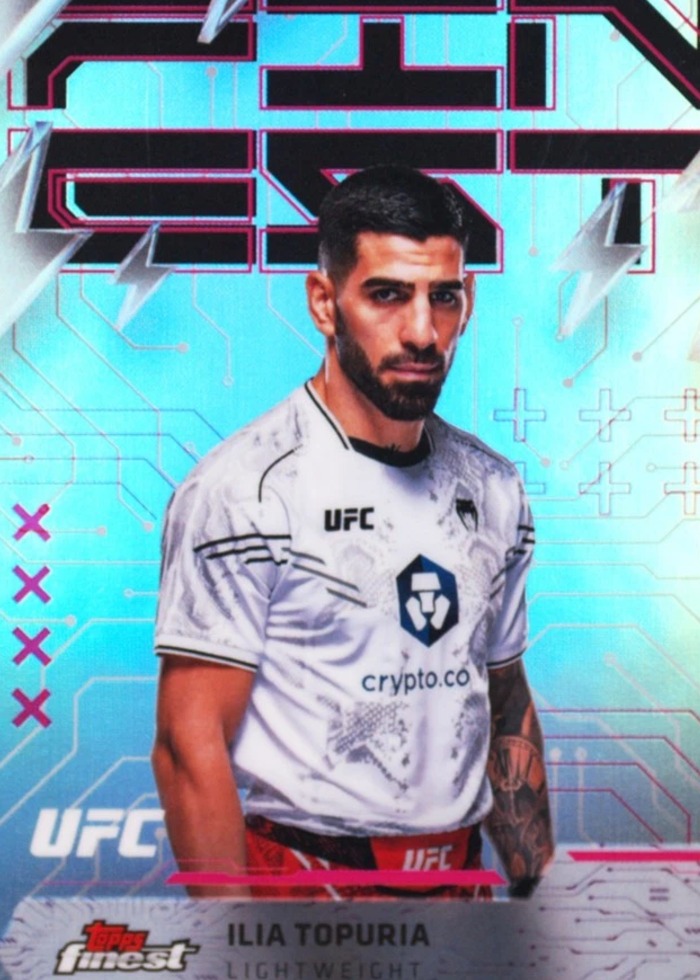 2025 Topps Finest UFC Refractor Ilia Topuria #241