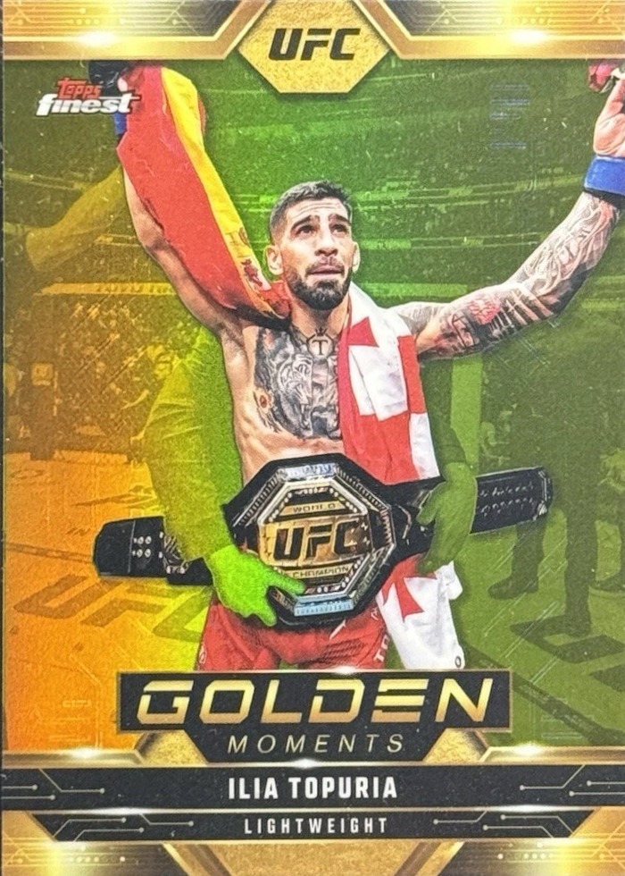 2025 Topps Finest UFC Refractor Ilia Topuria #GM-16