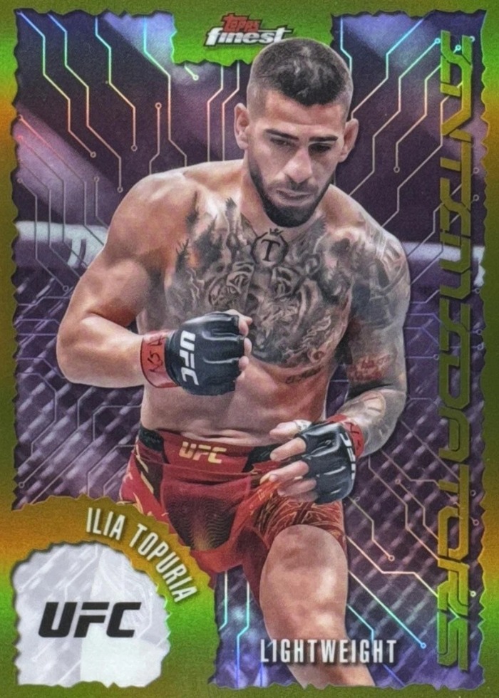2025 Topps Finest UFC Refractor Ilia Topuria #IT-3