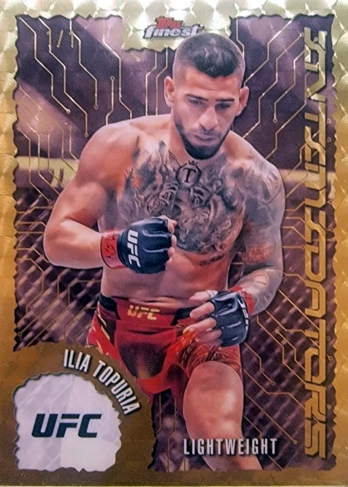 2025 Topps Finest UFC Superfractor Ilia Topuria #IT-3 /1