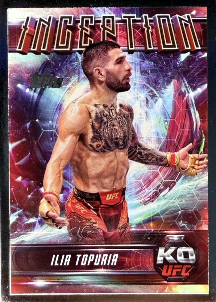 2025 Topps Knockout UFC Base Ilia Topuria #IN-26