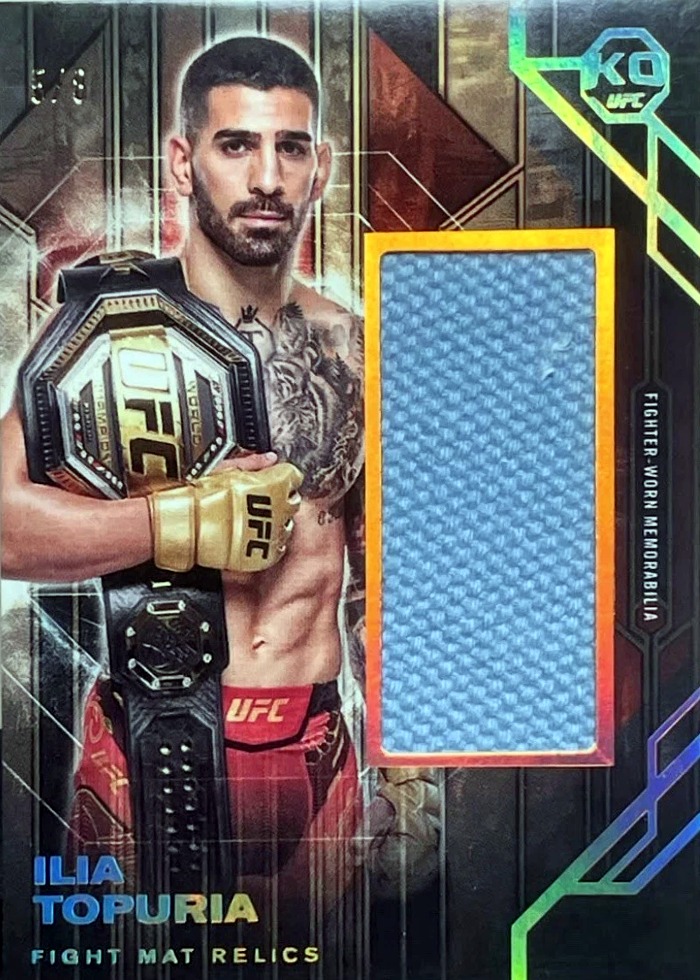 2025 Topps Knockout UFC Gold Ilia Topuria #FMR-IT /8