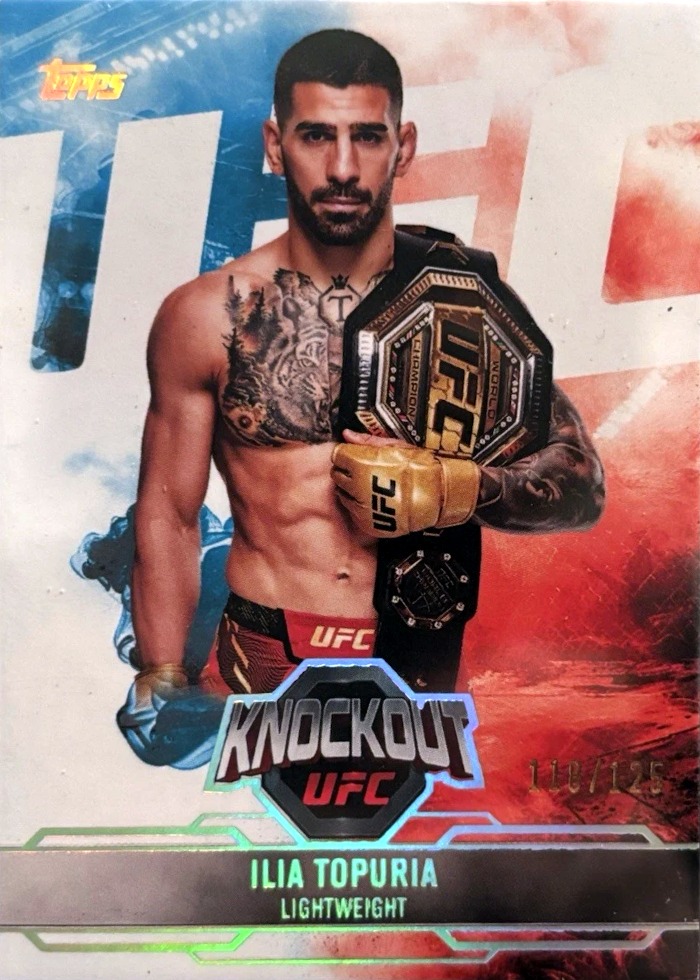 2025 Topps Knockout UFC Holo Silver Ilia Topuria #69 /125