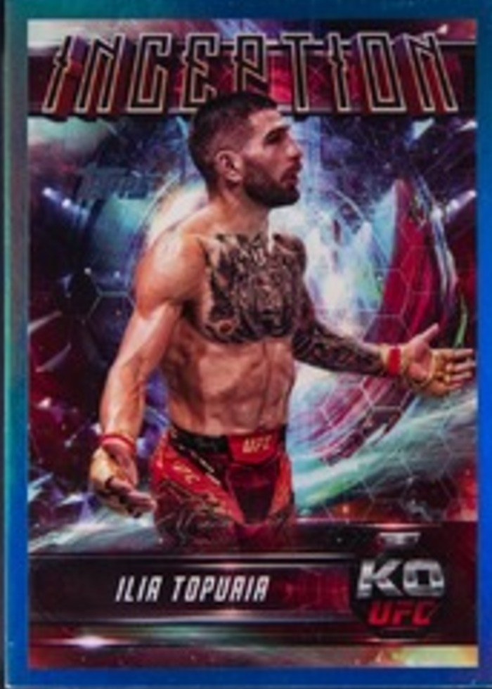 2025 Topps Knockout UFC Platinum Ilia Topuria #IN-26 /1