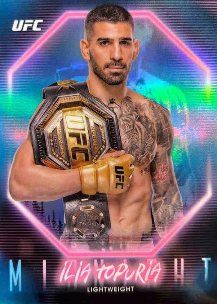 2025 Topps Midnight UFC Base Ilia Topuria #11