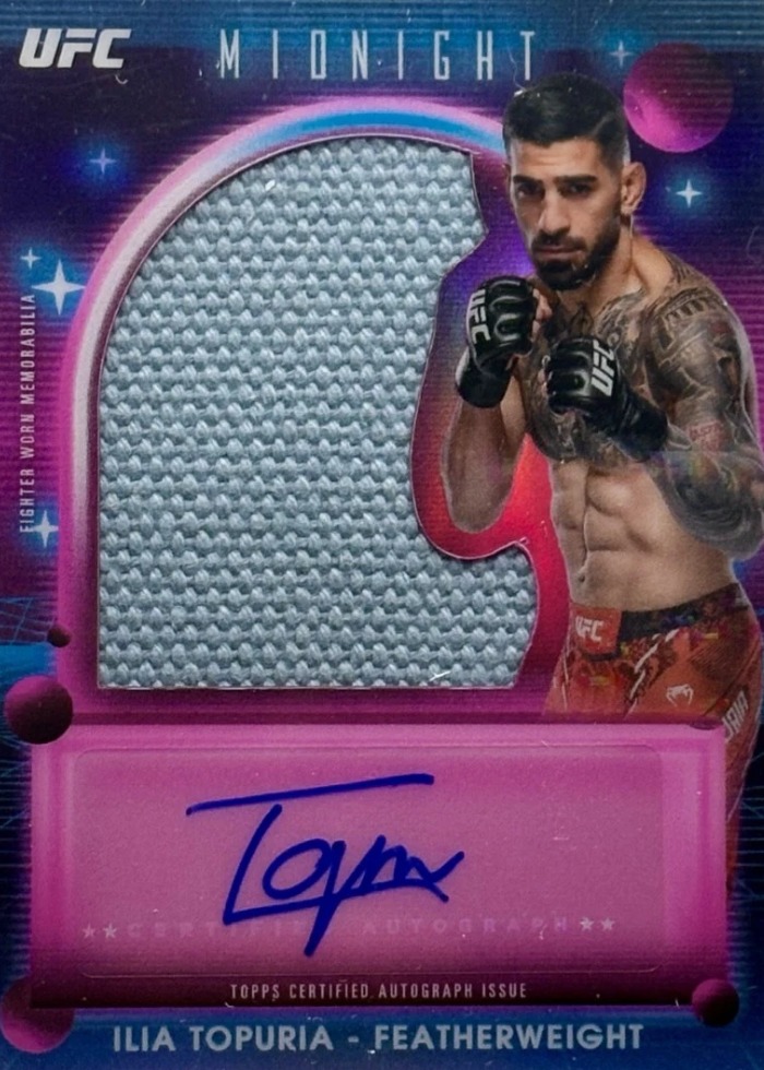 2025 Topps Midnight UFC Base Ilia Topuria #VRA-IT