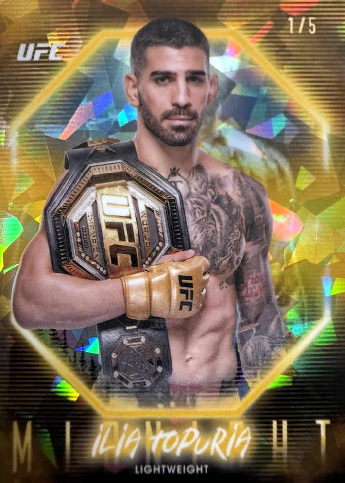 2025 Topps Midnight UFC Daybreak Ilia Topuria #11 /5
