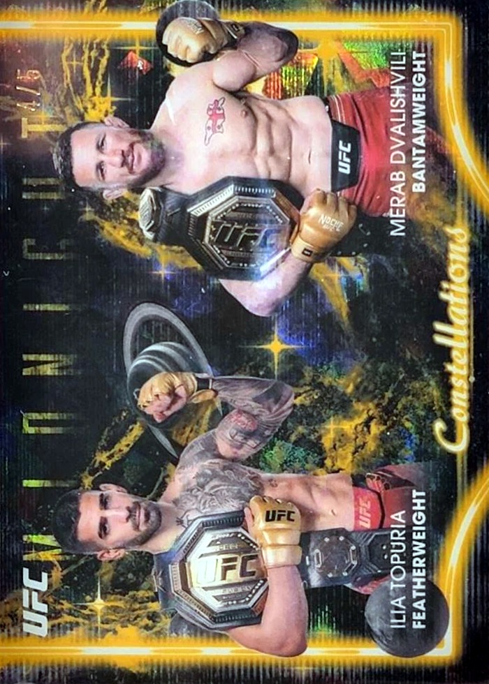 2025 Topps Midnight UFC Daybreak Ilia Topuria #CS-7 /5