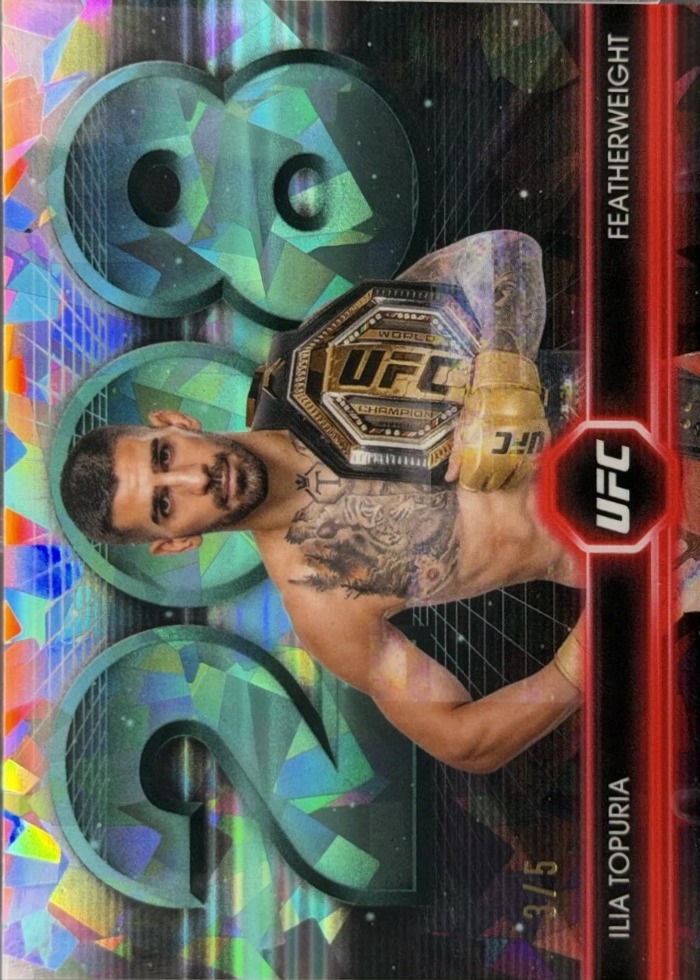 2025 Topps Midnight UFC Daybreak Ilia Topuria #GF-8 /5