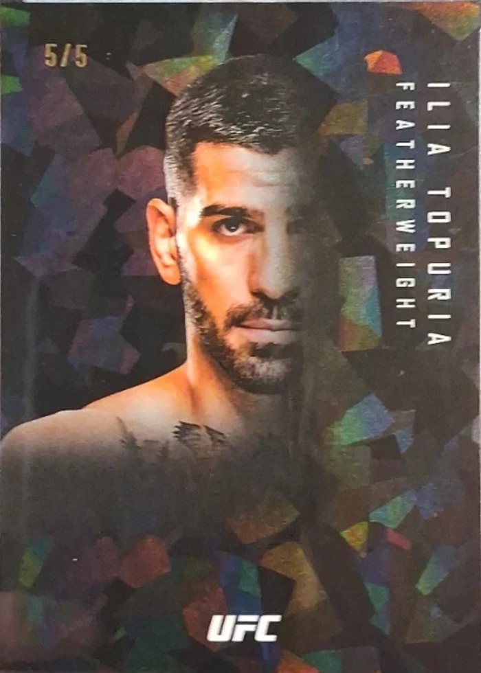 2025 Topps Midnight UFC Daybreak Ilia Topuria #TL-13 /5