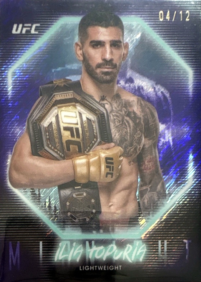 2025 Topps Midnight UFC Midnight Ilia Topuria #11 /12
