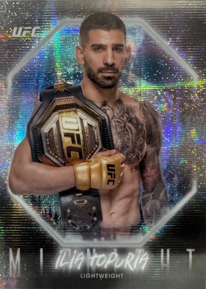 2025 Topps Midnight UFC Moon Beam Ilia Topuria #11 SP