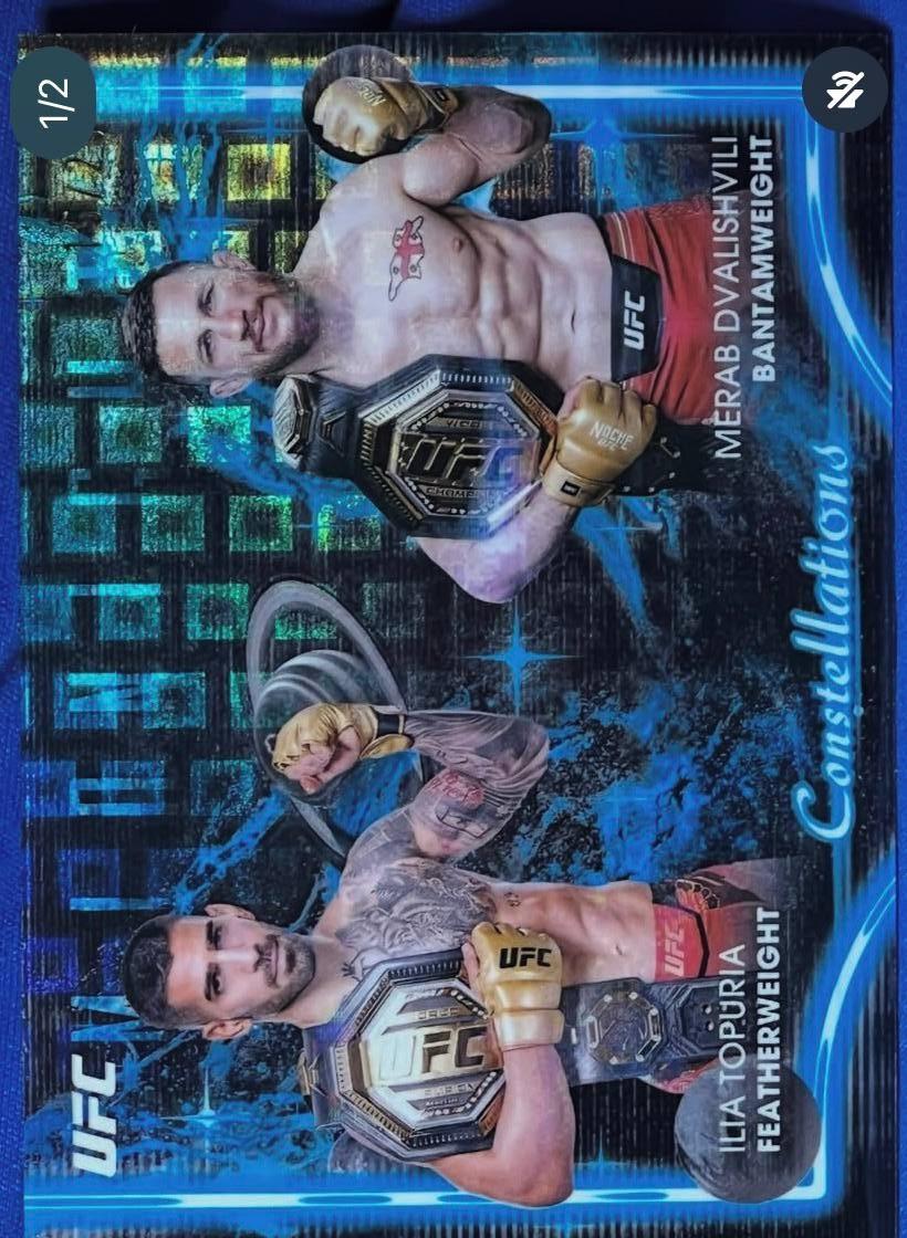 2025 Topps Midnight UFC Moonrise Ilia Topuria #CS-7 /25