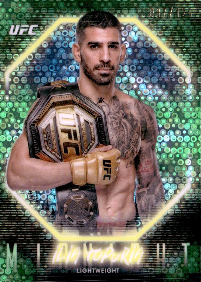 2025 Topps Midnight UFC Morning Ilia Topuria #11 /125