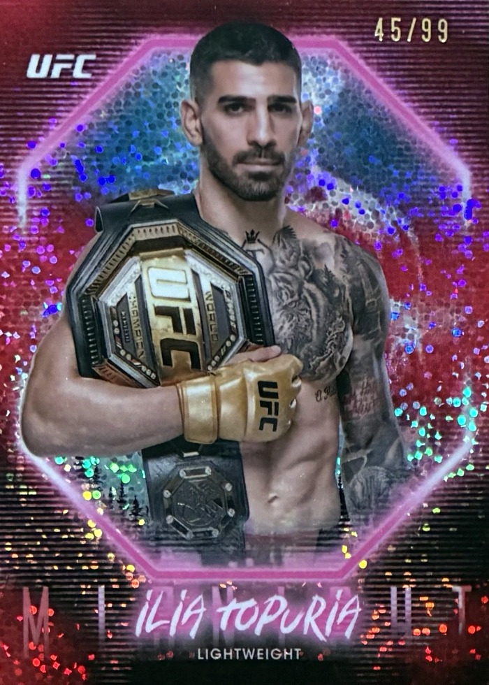 2025 Topps Midnight UFC Twilight Ilia Topuria #11 /99
