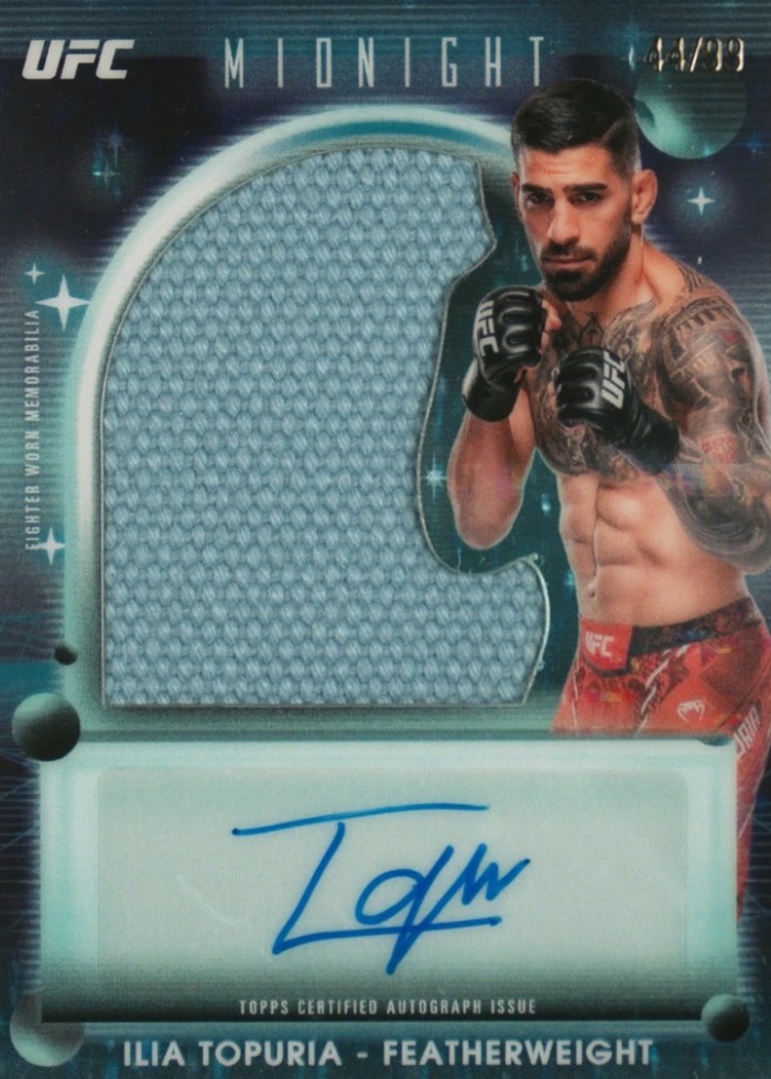 2025 Topps Midnight UFC Twilight Ilia Topuria #VRA-IT /99