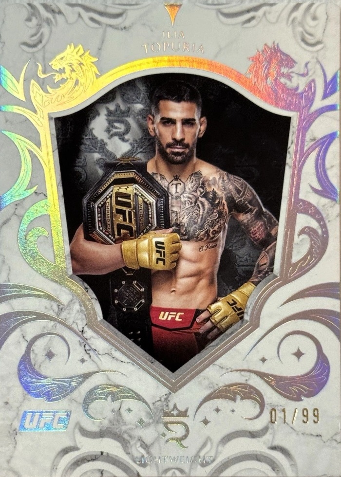 2025 Topps Royalty UFC Base Ilia Topuria #97 /99