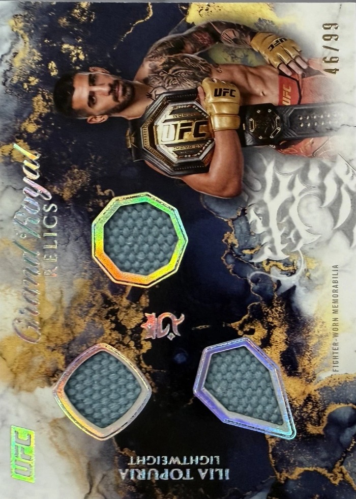 2025 Topps Royalty UFC Base Relic Ilia Topuria #GR-IT /99