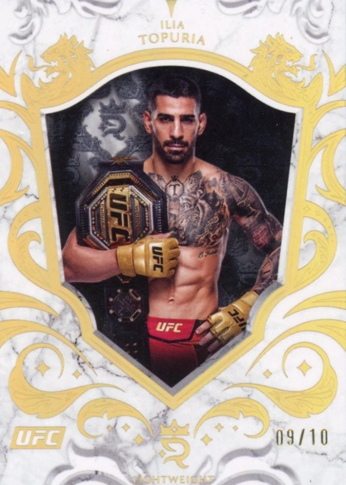 2025 Topps Royalty UFC Gold Ilia Topuria #97 /10