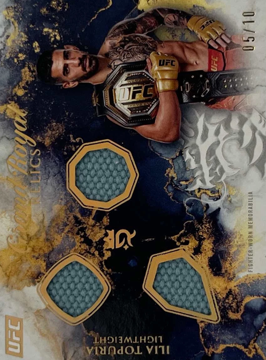 2025 Topps Royalty UFC Gold Ilia Topuria #GR-IT /10