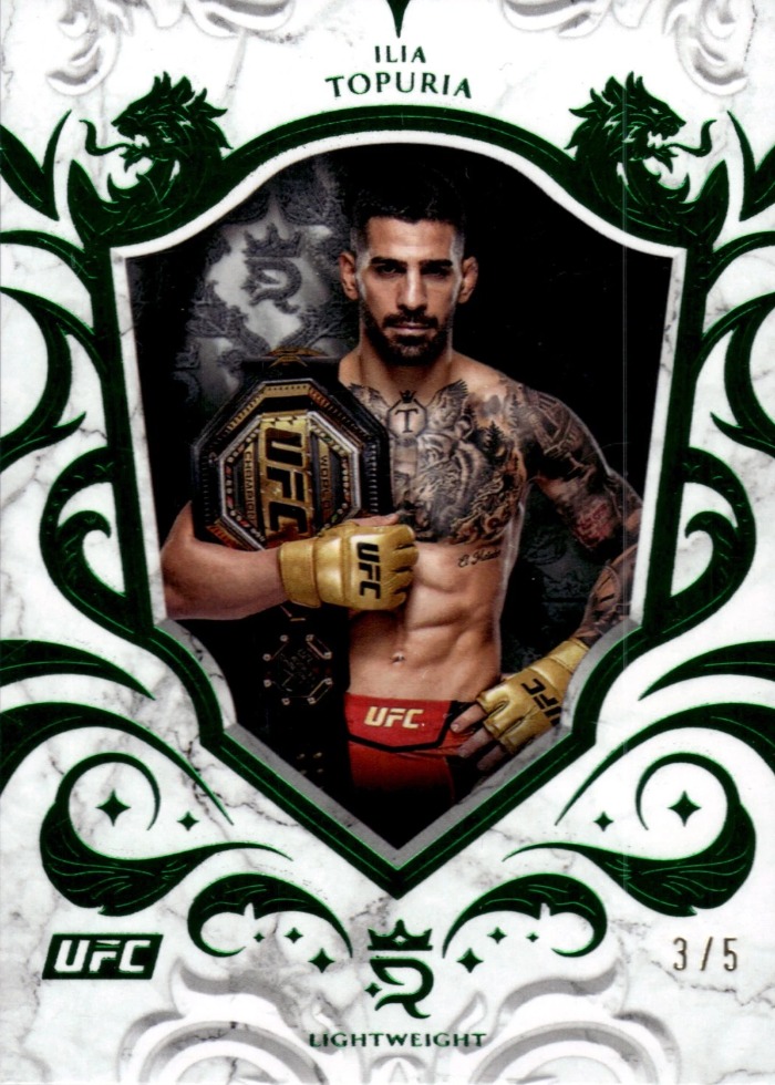 2025 Topps Royalty UFC Green Ilia Topuria #97 /5