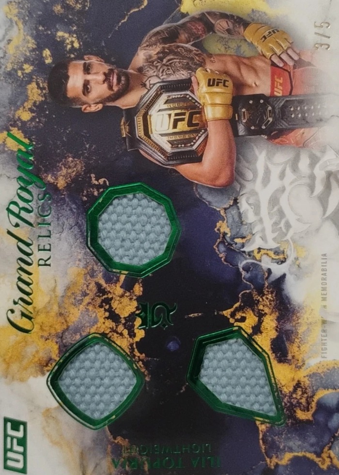 2025 Topps Royalty UFC Green Ilia Topuria #GR-IT /5