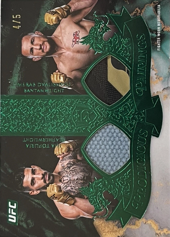 2025 Topps Royalty UFC Green Ilia Topuria #PRP-TD /5