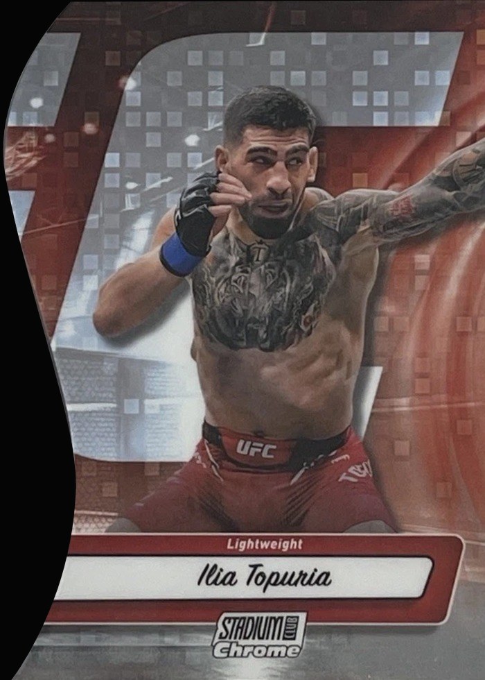 2025 Topps Stadium Club UFC Base (3/3) Ilia Topuria #TV-13