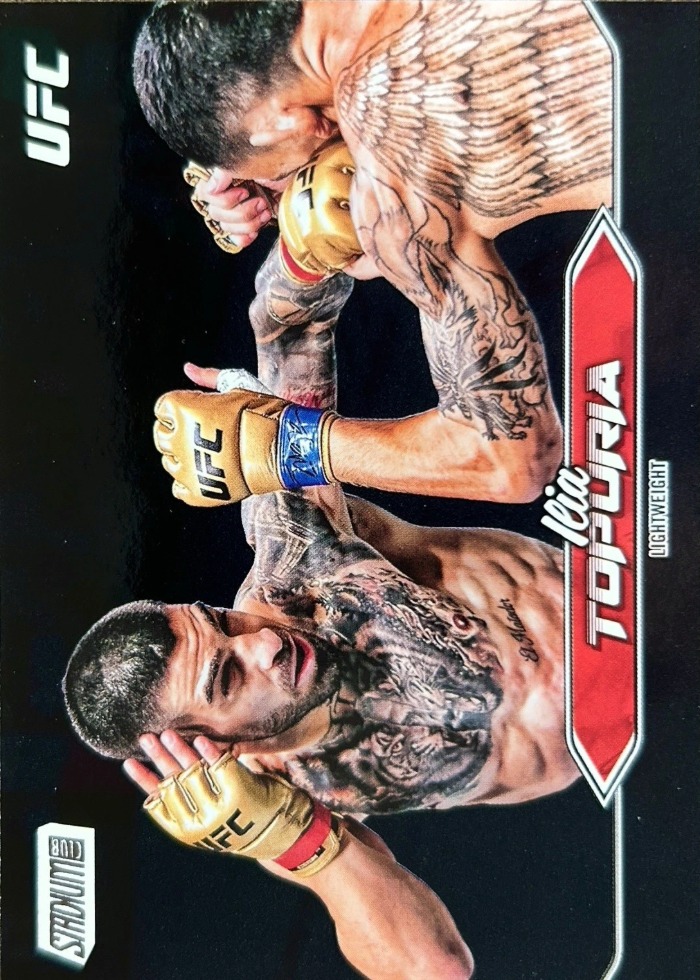 2025 Topps Stadium Club UFC Black Foil Ilia Topuria #23