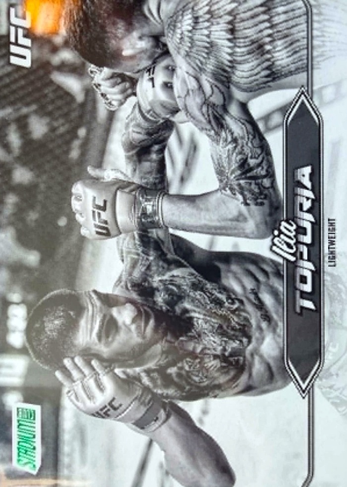 2025 Topps Stadium Club UFC Black & White Ilia Topuria #23