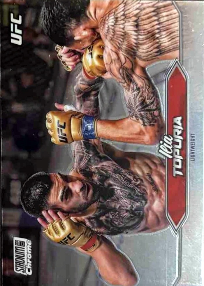 2025 Topps Stadium Club UFC Chrome Base Ilia Topuria #C-23