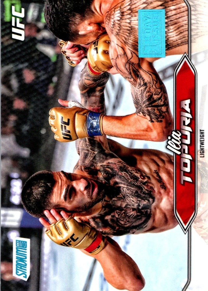 2025 Topps Stadium Club UFC First Day Issue Ilia Topuria #23 /10