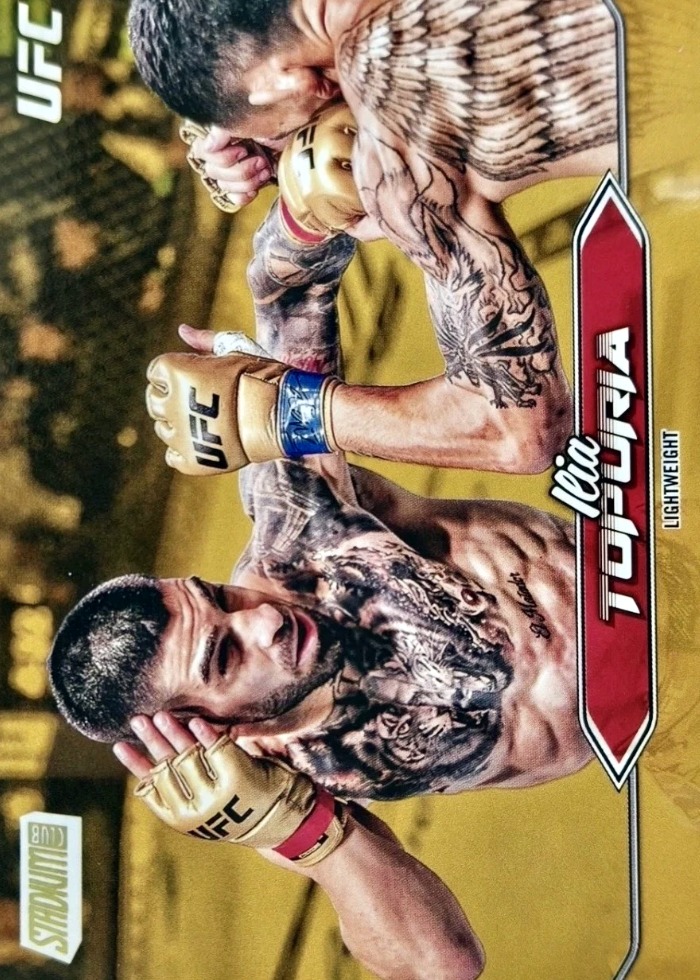 2025 Topps Stadium Club UFC Gold Foil Ilia Topuria #23