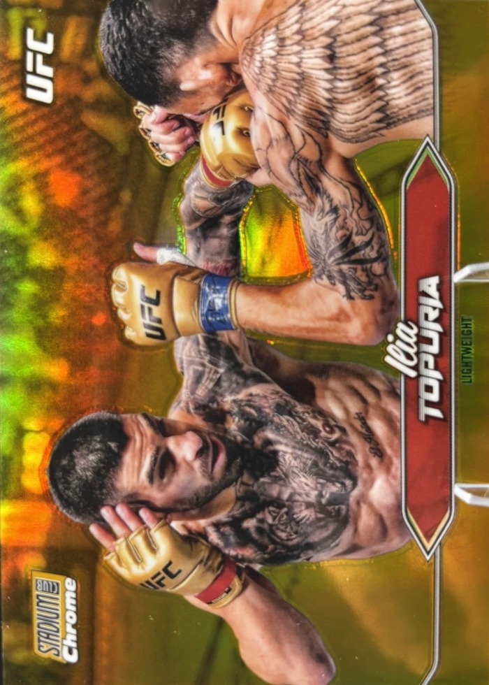2025 Topps Stadium Club UFC Gold Minted Ilia Topuria #C-23