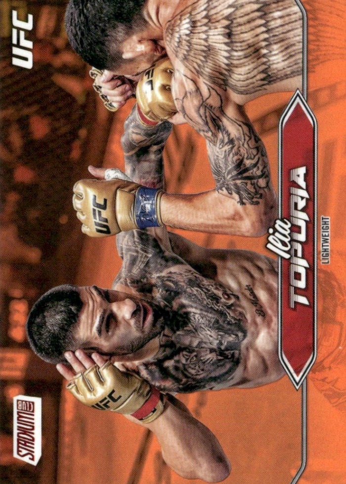 2025 Topps Stadium Club UFC Orange Foil Ilia Topuria #23