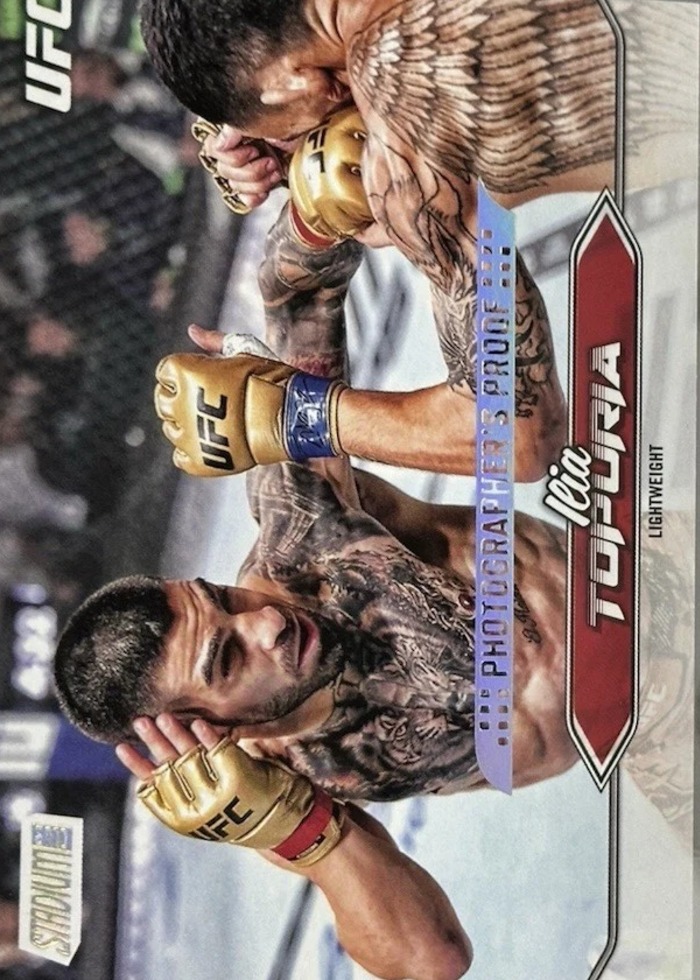 2025 Topps Stadium Club UFC Photographer's Proof Ilia Topuria #23 SSP