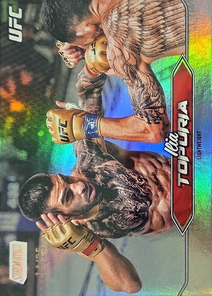 2025 Topps Stadium Club UFC Rainbow Foil Ilia Topuria #23 /25