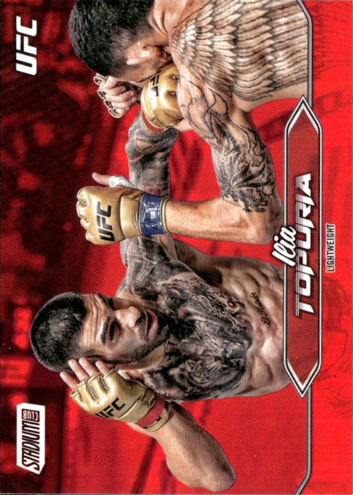 2025 Topps Stadium Club UFC Red Foil Ilia Topuria #23