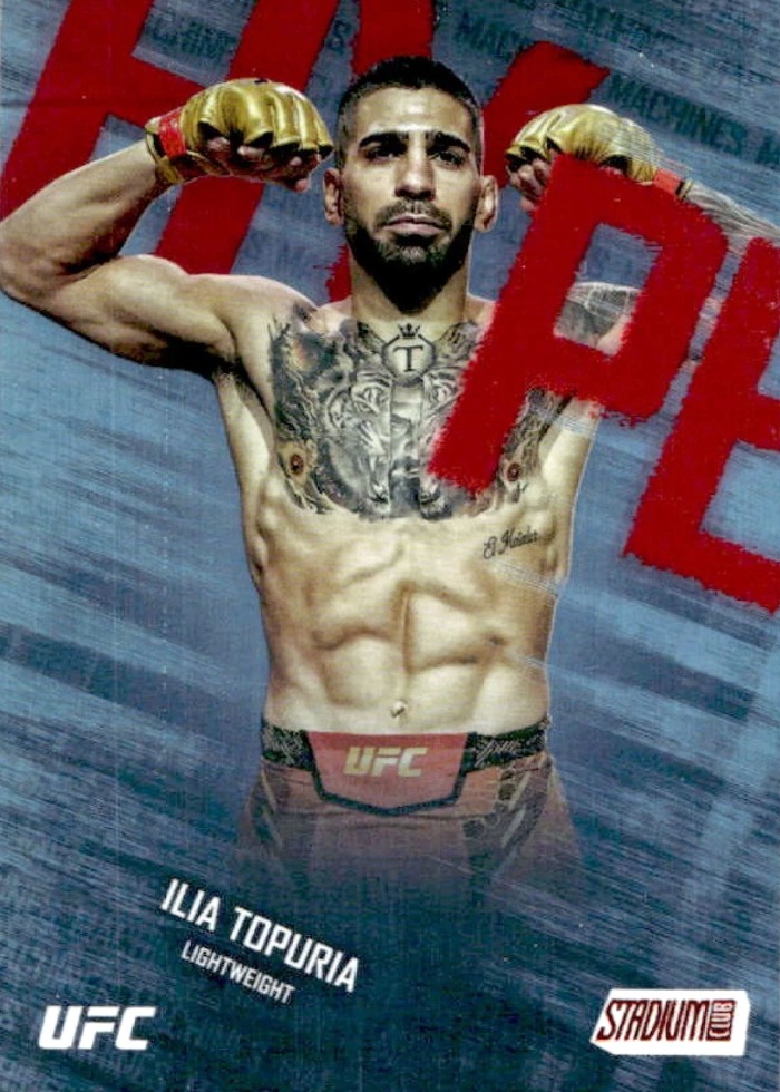 2025 Topps Stadium Club UFC Red Ilia Topuria #HM-1
