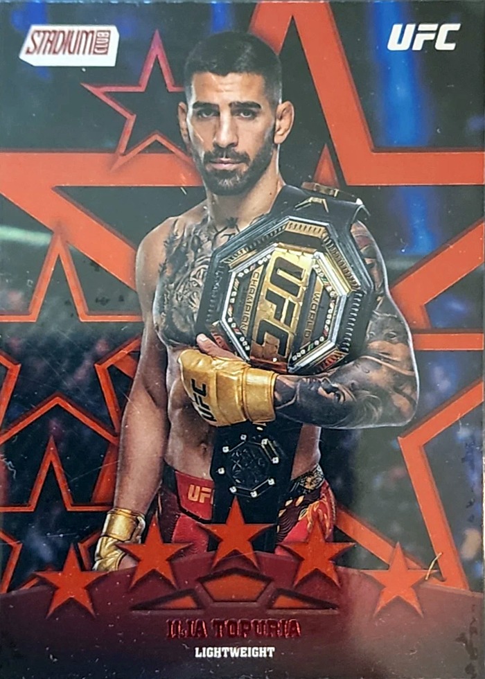 2025 Topps Stadium Club UFC Red Ilia Topuria #SF-13