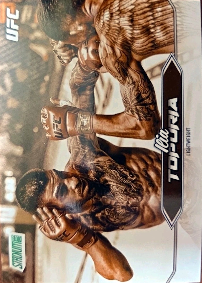 2025 Topps Stadium Club UFC Sepia Ilia Topuria #23