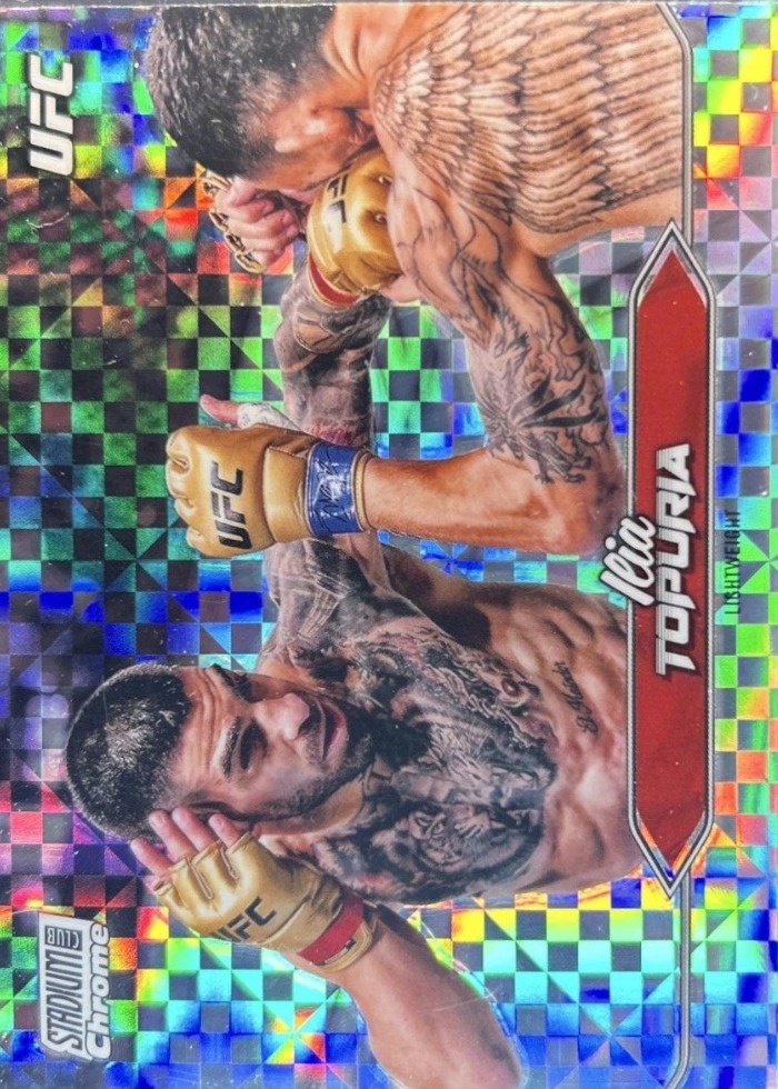 2025 Topps Stadium Club UFC X-Fractor Ilia Topuria #C-23