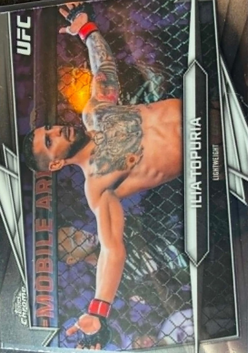2026 Topps Chrome UFC Base Ilia Topuria #1