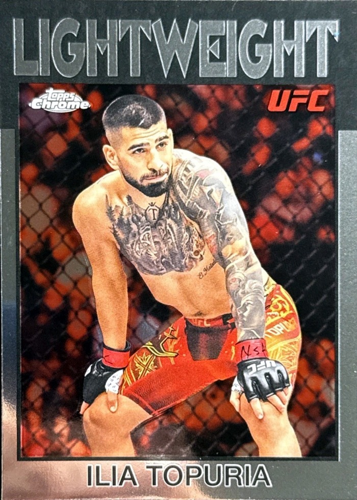 2026 Topps Chrome UFC Base Ilia Topuria #86-5