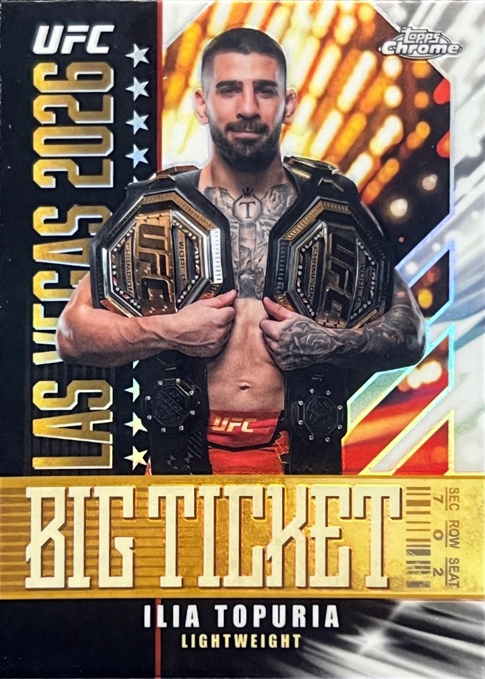 2026 Topps Chrome UFC Base Ilia Topuria #BT-16