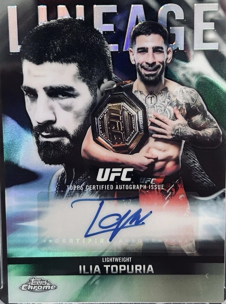 2026 Topps Chrome UFC Base Ilia Topuria #CCA-IT